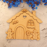 Ginger Bread House 3D Plank