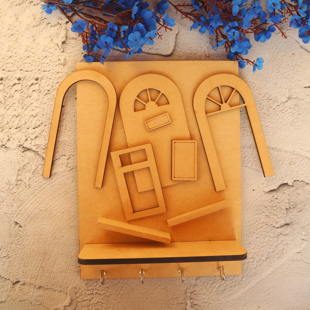 French Door 3D Scenic Key Holder