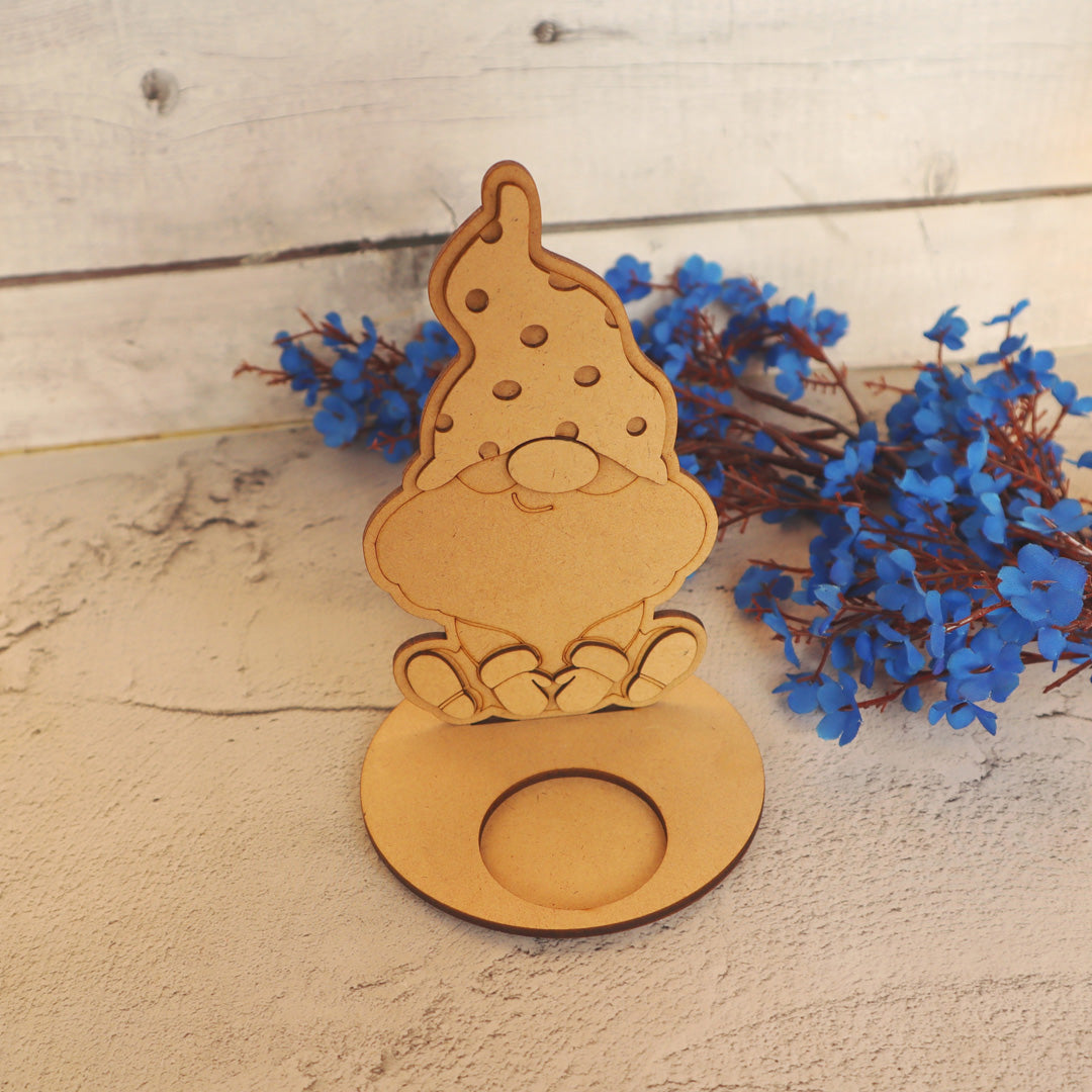 Dwarf Santa 3D Tea Light