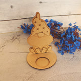 Dwarf Santa 3D Tea Light