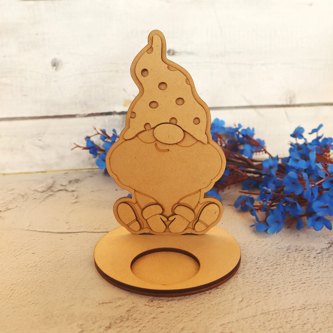 Dwarf Santa 3D Tea Light