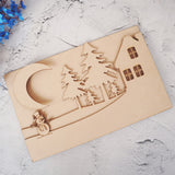 Christmas Moon Wall Decor