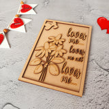 Valentine Loves Me Plank