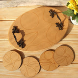 Premark Minimal Boho Art Oval Tray