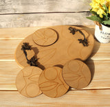 Premark Minimal Boho Art Oval Tray