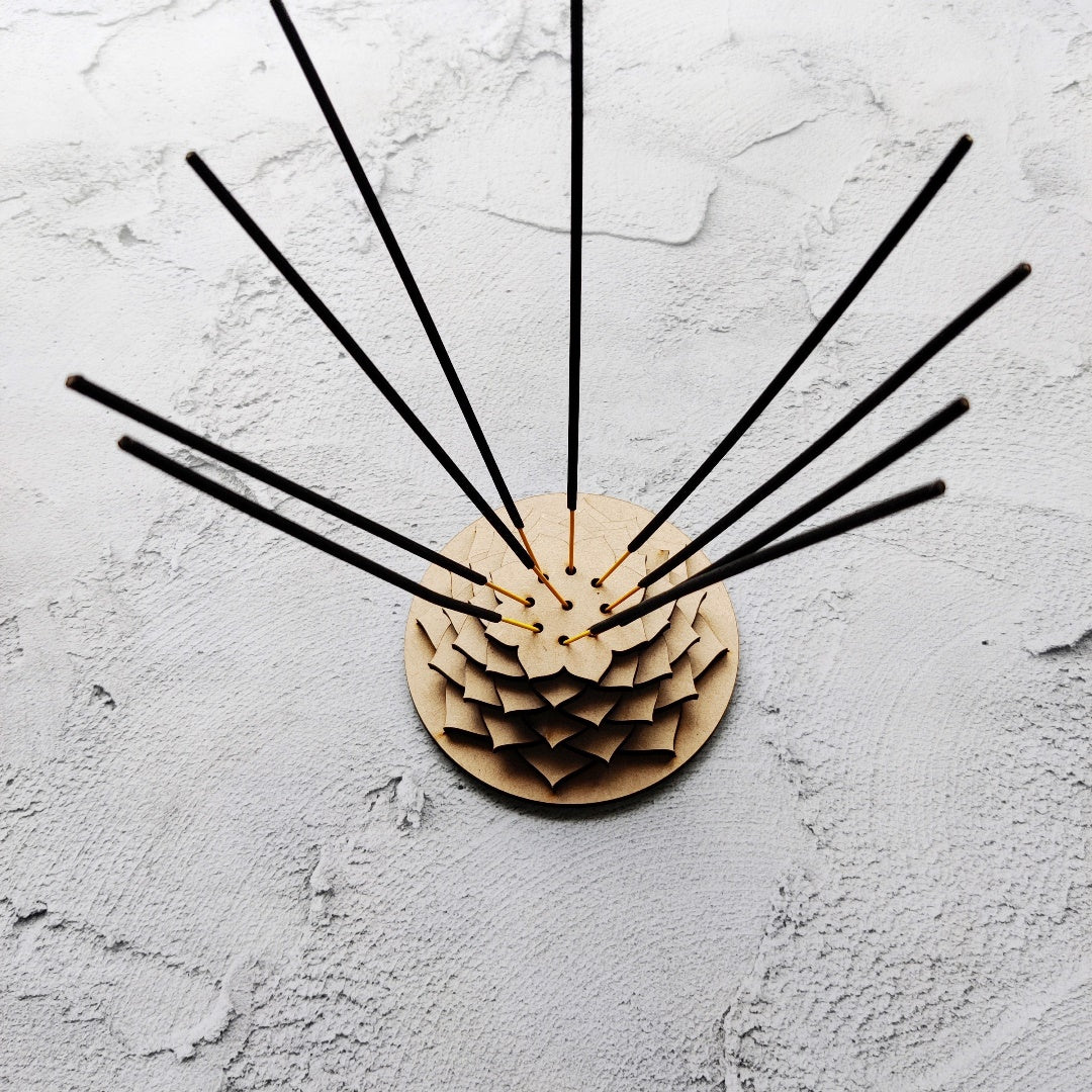 Lotus Layered Incense Stick Holder