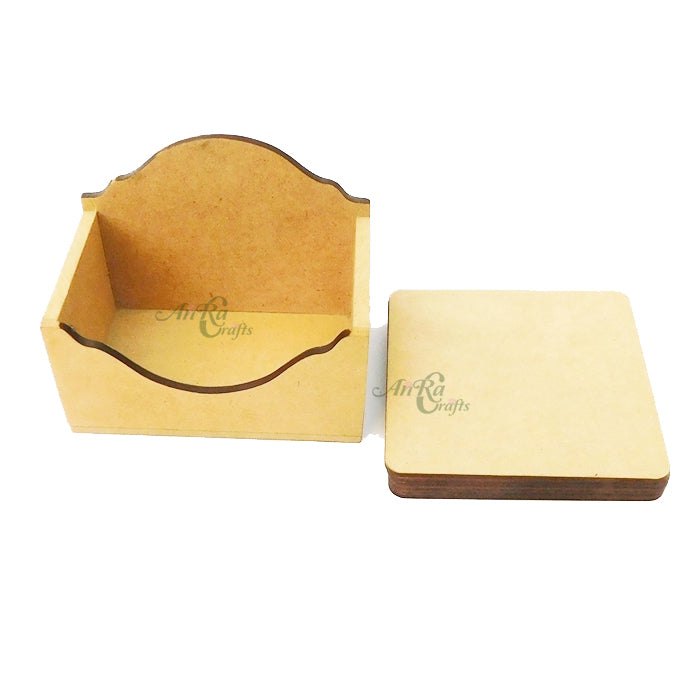 Square Coasters with Box Stand
