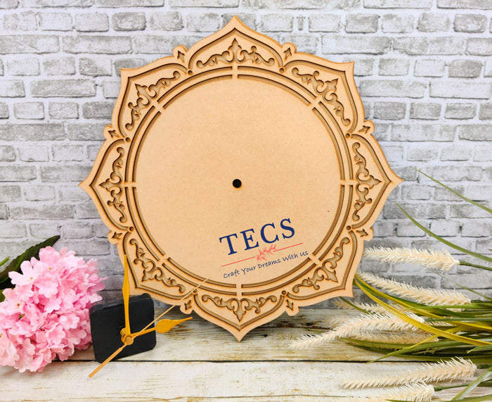 Lotus Shape Victorian Clock