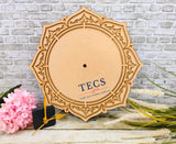 Mandala Cutwork Clock Base
