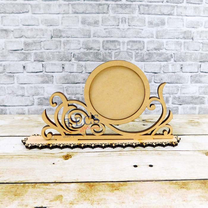 Mini Standing Scrolled Photo Frame