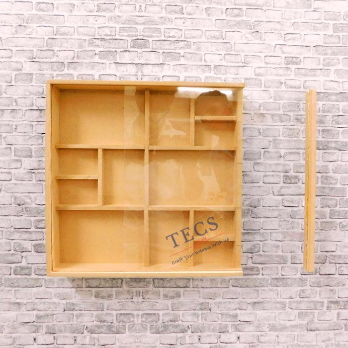 Multiple Partition Shadow Box with Acrylic