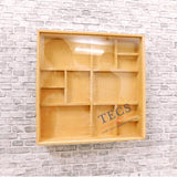 Multiple Partition Shadow Box with Acrylic