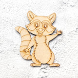 Raccoon Fridge Magnet Cutout