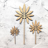 Banana Tree cutout Set