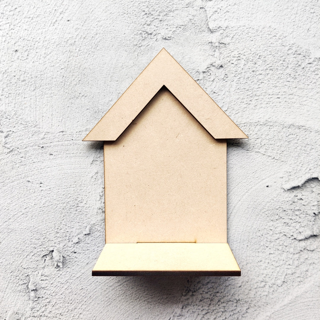 3D Hut Fridge magnet Cutout
