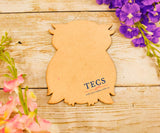 Artistic Owl Fridge Magnet