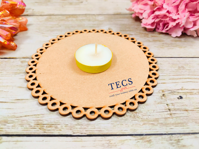 Pearl Border Tea Light Holder