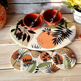 Premark Minimal Boho Art Oval Tray