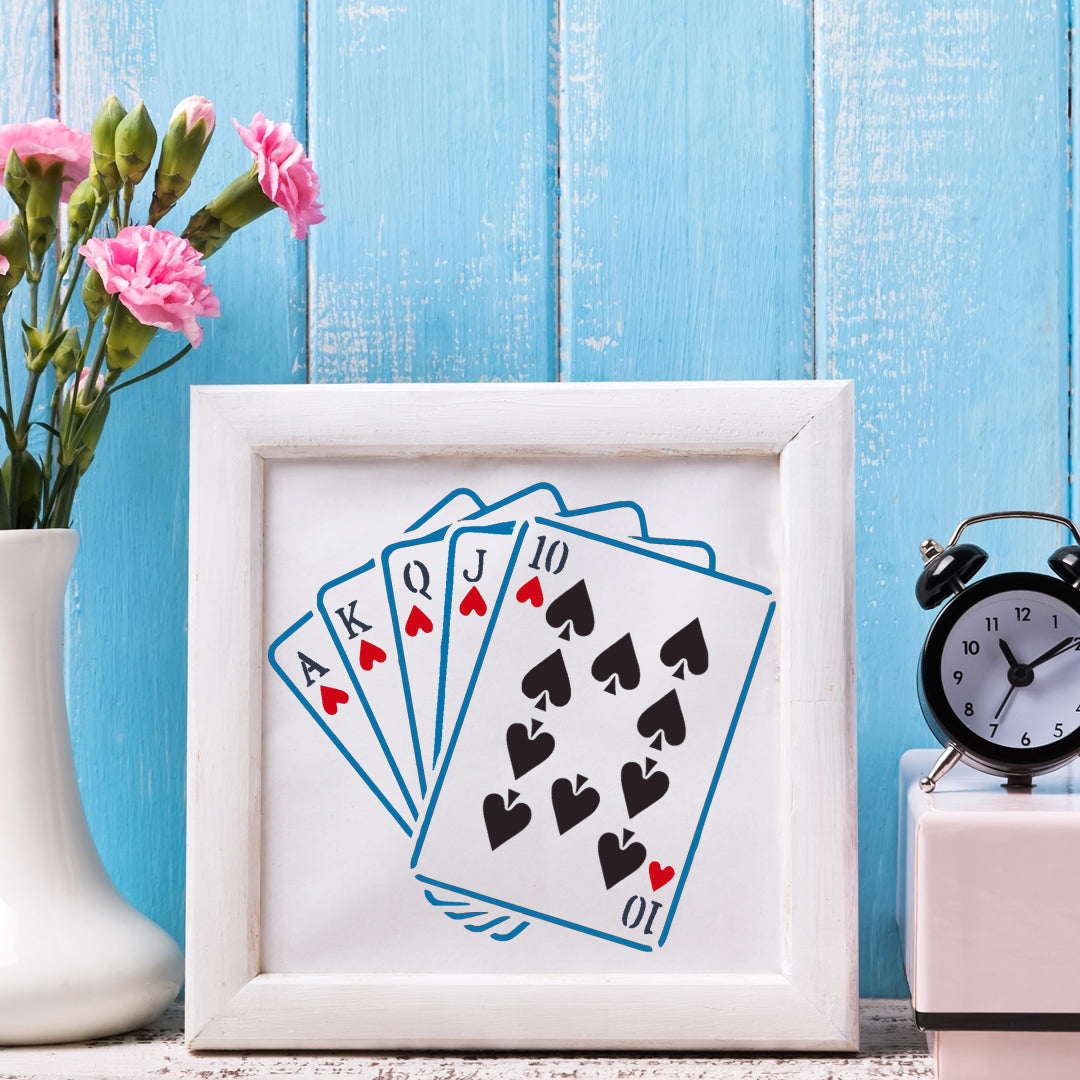 Playing Card Stencil