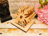 Snowflake Coasters with Stand