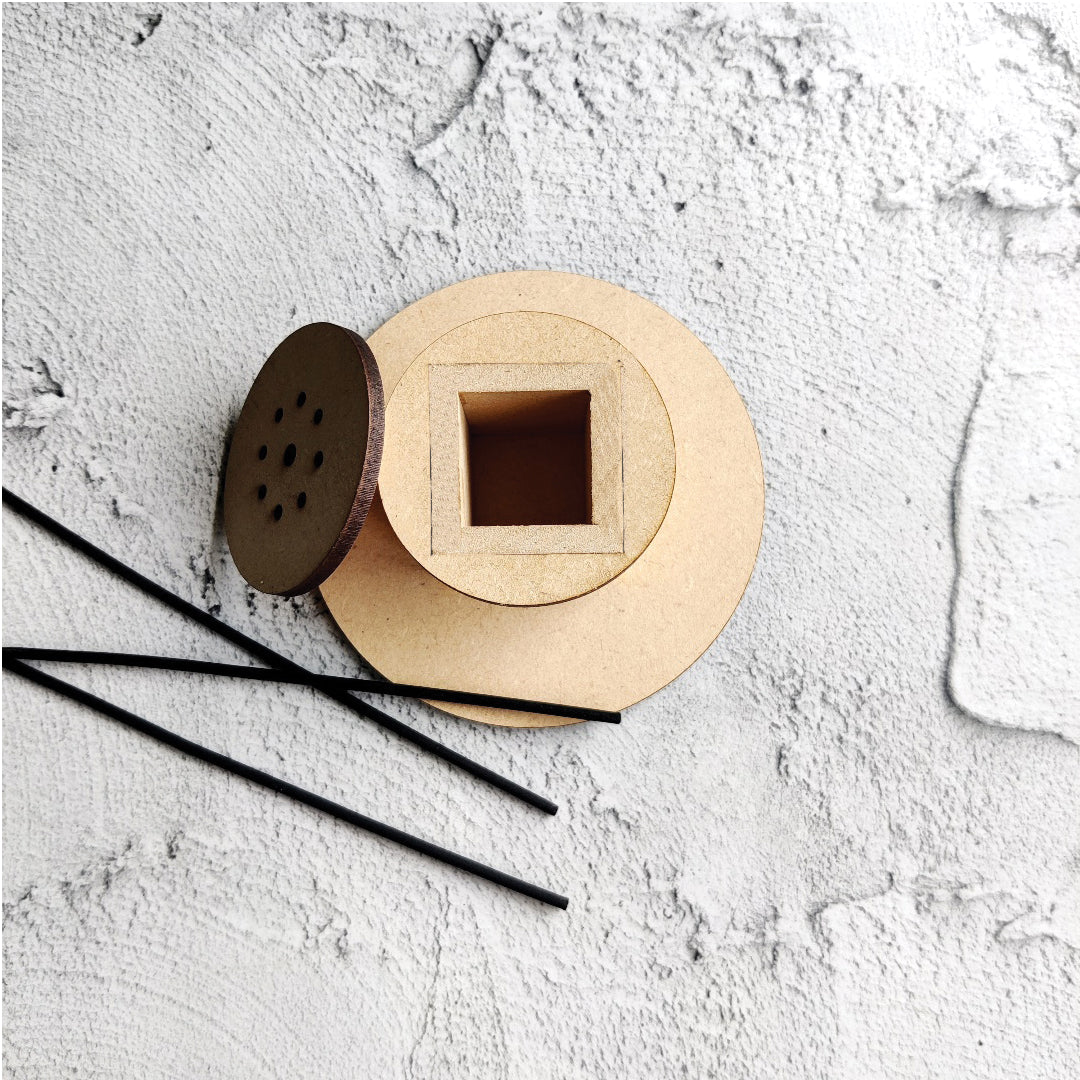 Square Incense Stick Holder