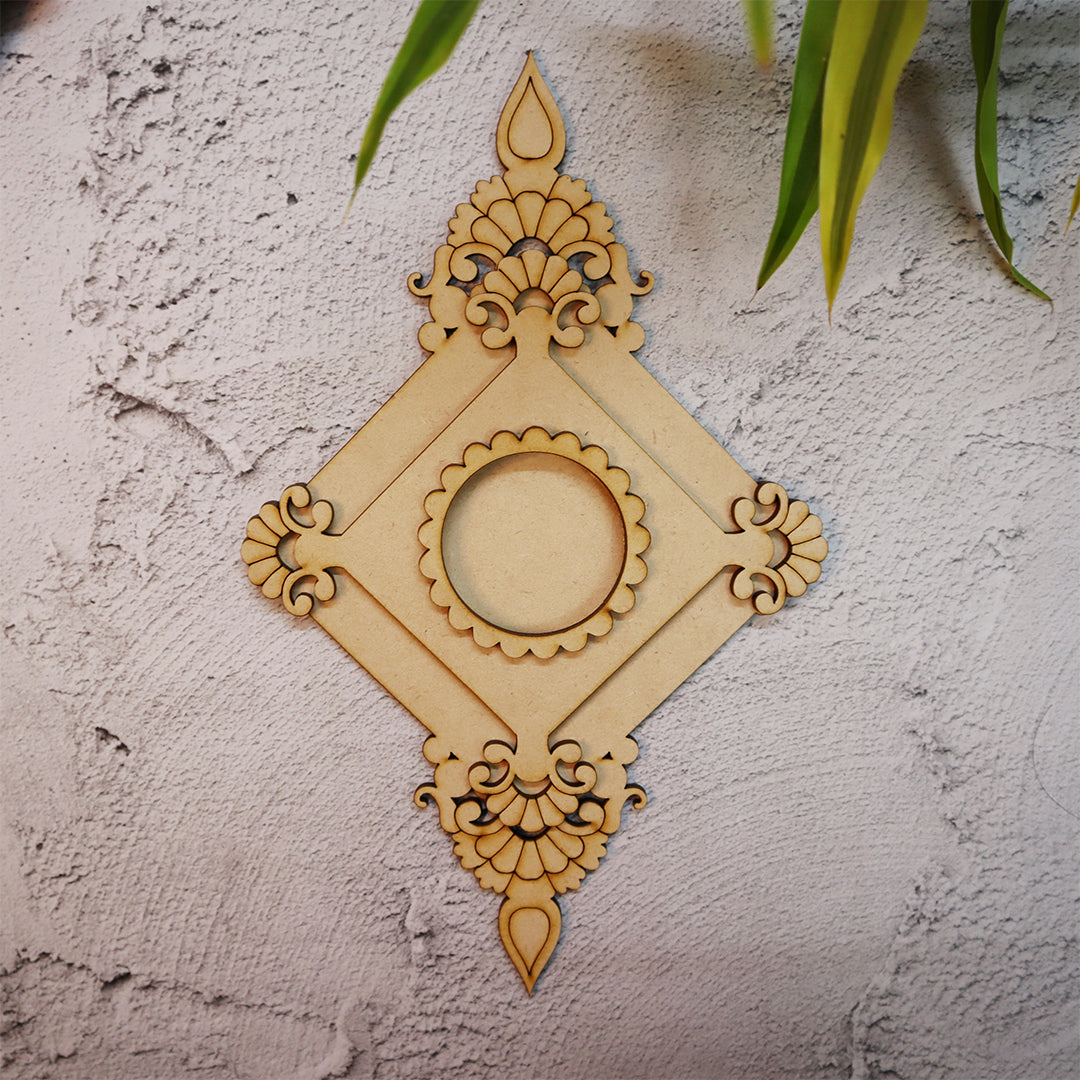 Crowned Diamond Light Candle Holder  Premarked