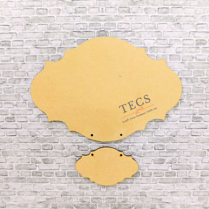 Vintage Nameplate With Hanging Plank