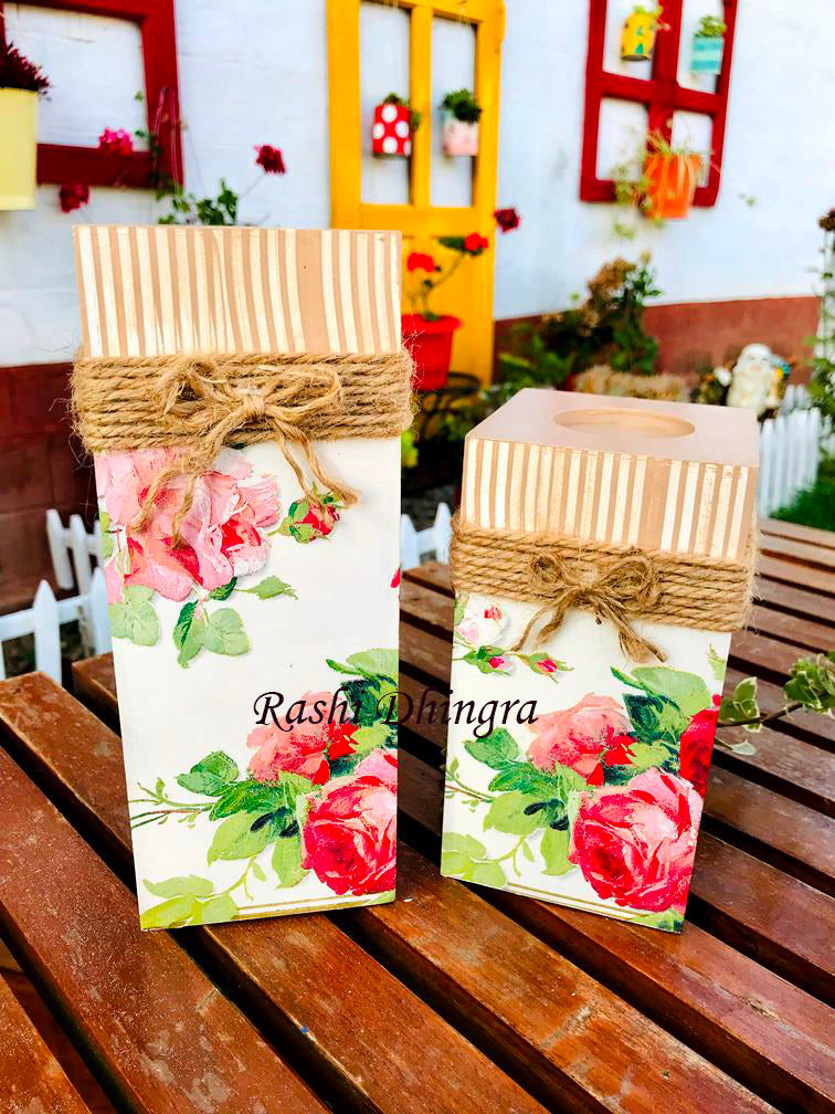 Candle Pillar Set of 3 pcs