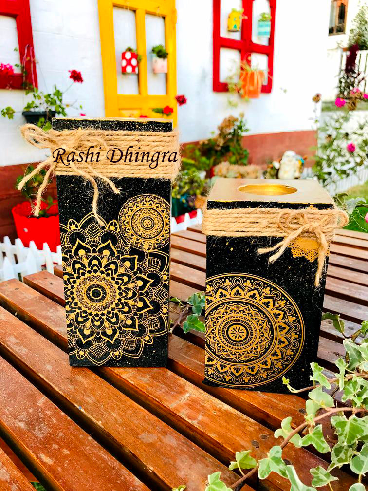 Candle Pillar Set of 3 pcs
