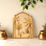 Pre Mark Jharokha Frame with Pichwai Cows Cutouts
