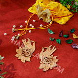 Shubh Labh Sohn Diwali Decor Hast Mudra