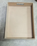 Flat Handle Rectangle Tray 14×10×2
