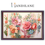 French Floral Decoupage Paper