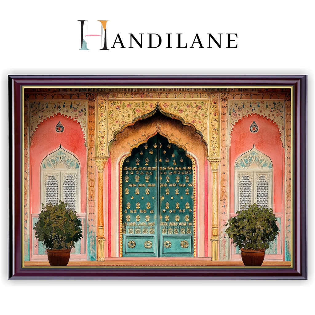 Rajwadi Jharokhe Decoupage paper D