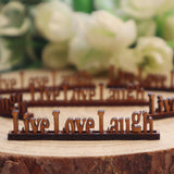 Miniature Standing Live Love Laugh Set of 10 pcs