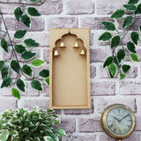 Long Rajwadi Jharokha Shadow Box with Bells