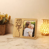 Squircle Photo Frame With Flower Vase