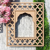 Rajwadi Jali Jharokha Wall Panel D