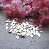 Curved Leaf Mirrors for Lippan Art