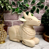 Natural Wood Cow - Nandi With Free Shipping