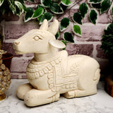 Natural Wood Cow - Nandi With Free Shipping