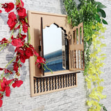 Jodhpuri Jharokha Mirror with Shelf