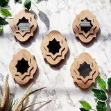 Mini Damask Star Mirrors