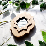 Mini Damask Star Mirrors