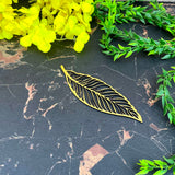 Foldable Golden Acrylic Leaf F