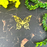Foldable Golden Acrylic Butterfly B
