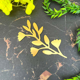 Foldable Golden Acrylic Leaf C