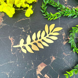 Foldable Golden Acrylic Leaf B
