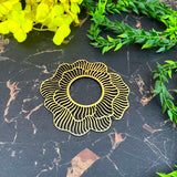 Foldable Golden Acrylic Flower B