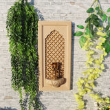 Hand Carved Jharokha Wall Shelf Panel Mugdha